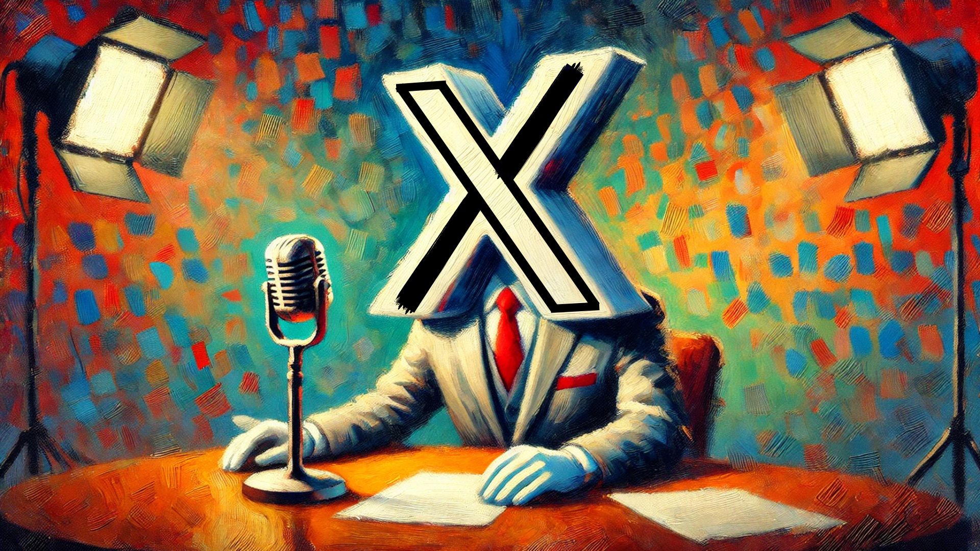 X logo reporting as new media